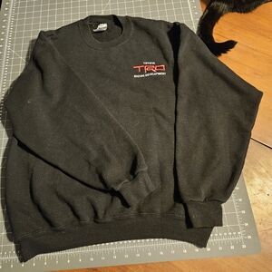 Toyota TRD Unisex, Black Crewneck Sweatshirt, Size M